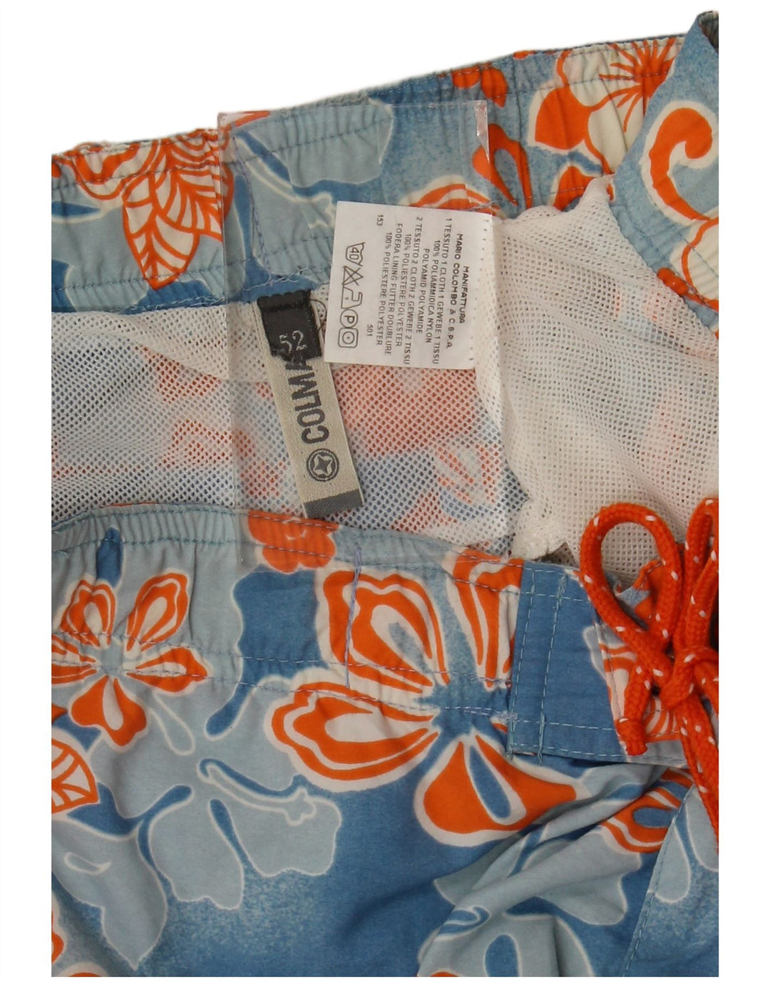 Colmar muške kratke kupaće hlače EU 52 veliki plavi cvjetni poliamid