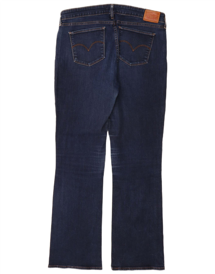 Levi's ženske 715 Bootcut traperice W33 L32 tamnoplavi pamuk