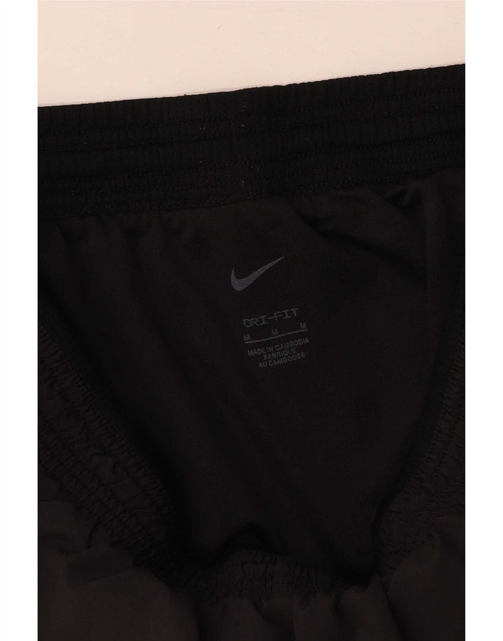 Nike Ženske Dri Fit Sportske kratke hlače UK 12 Srednje crni poliester