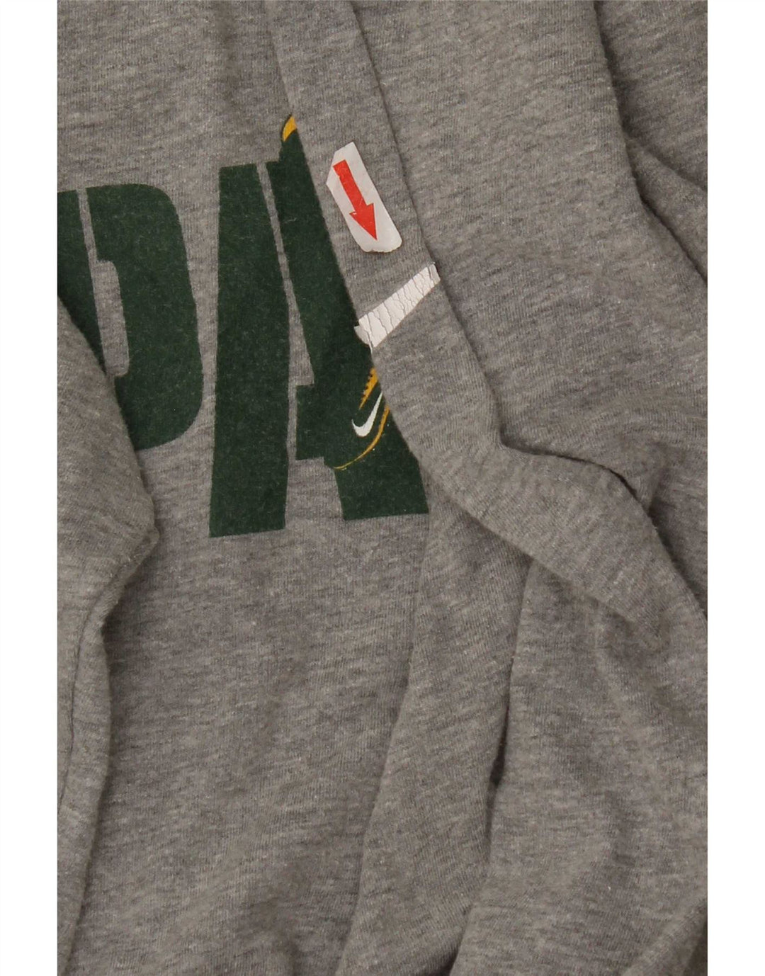 Nike muške torbice s grafičkim motivima dugih rukava, male, sive pamučne