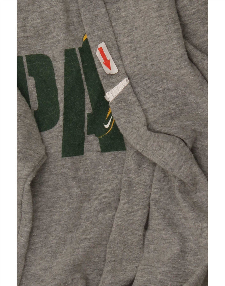 Nike muške torbice s grafičkim motivima dugih rukava, male, sive pamučne