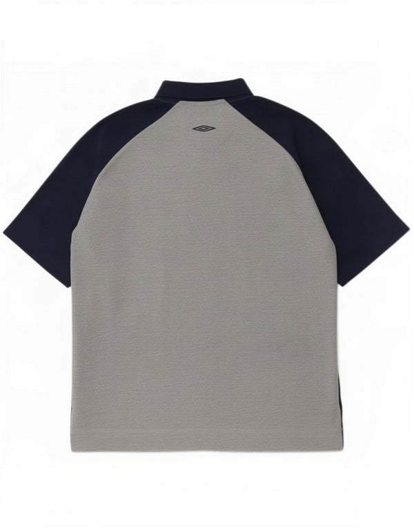 Umbro muška polo majica UK 41/43 veliki sivi poliester u boji