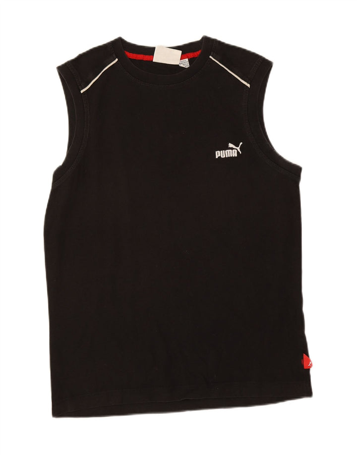 Puma muška majica srednje crne boje