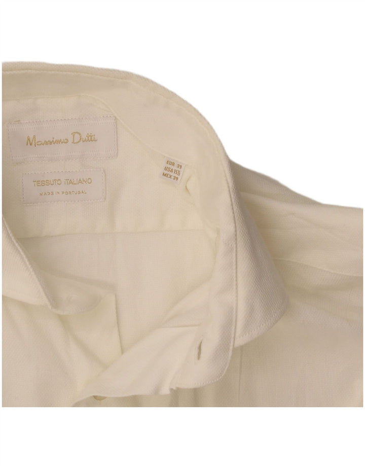 Muška košulja Massimo Dutti, veličina 39, srednje bijela