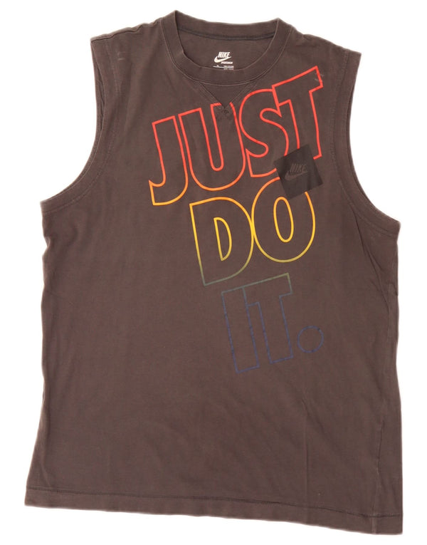 Nike Boys Graphic Vest Top 13-14 Years XL siva