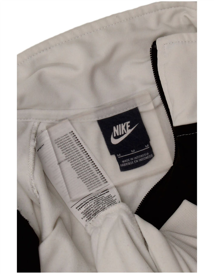 NIKE muška grafička trenirka, gornja jakna srednje bijele boje, poliester
