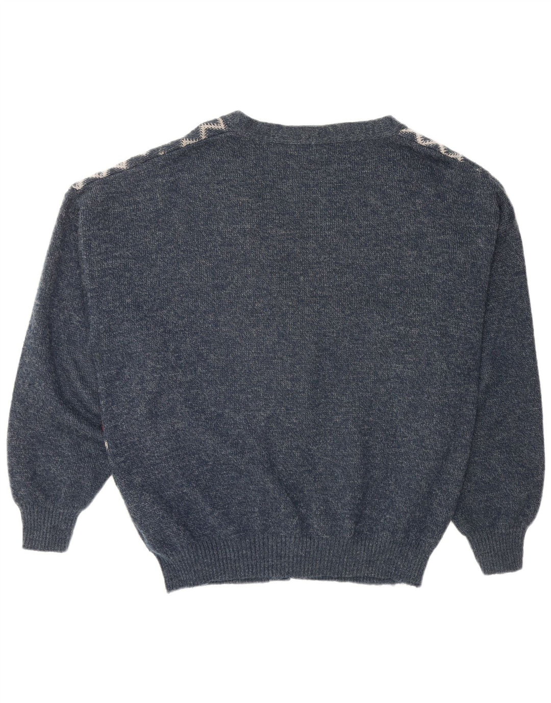 CANDA muški pulover slobodnog kroja 2XL tamnoplavi argyle/dijamantni akril