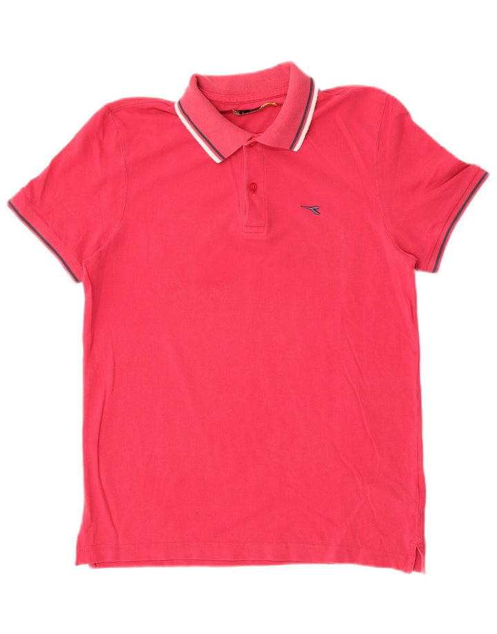 Diadora muška polo majica srednje ružičaste pamučne boje