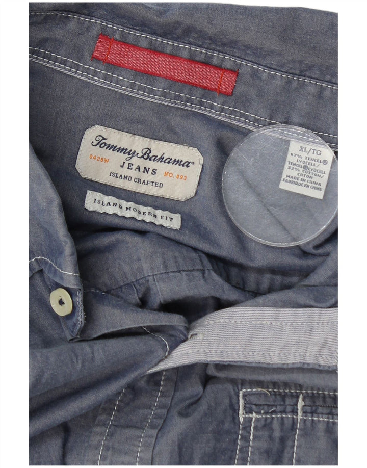 Tommy Bahama muška moderna košulja XL plavi liocel