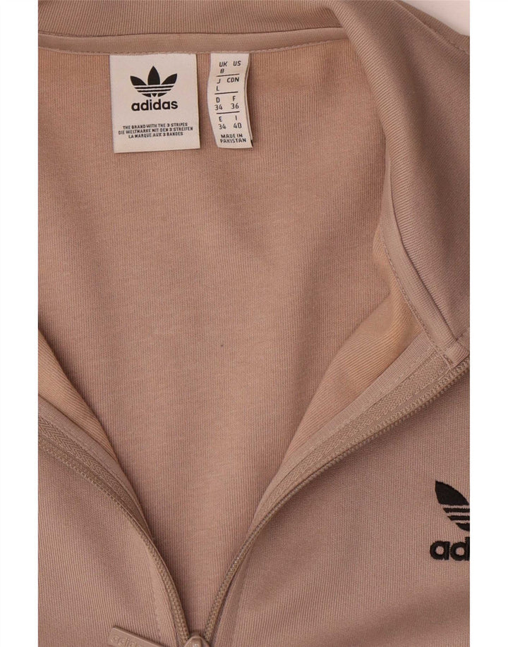 Adidas ženska gornja jakna trenirke UK 8 Small Beige Poliester