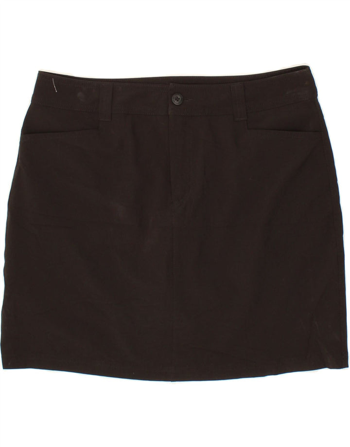 EDDIE BAUER Womens Mini Skirt US 10 Large W32 Black Polyester Vintage Eddie Bauer and Second-Hand Eddie Bauer from Messina Hembry 