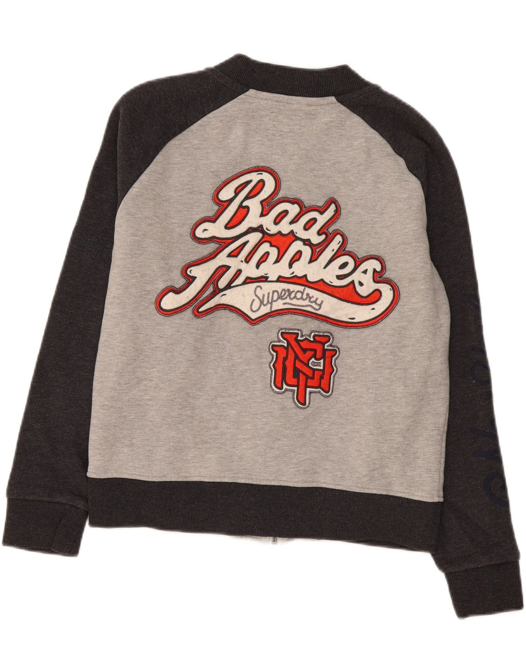 Superdry ženska gornja jakna trenirke s grafičkim motivima UK 14 Large Gray Colourblock