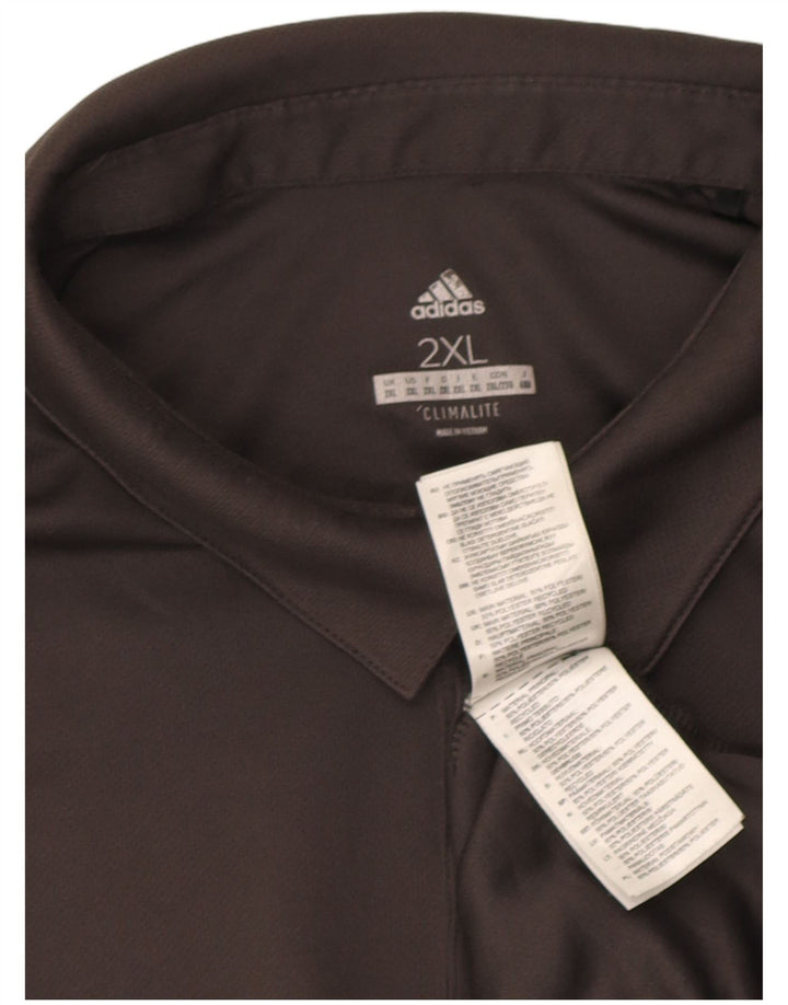 Adidas muška polo majica Climalite 2XL sivi poliester