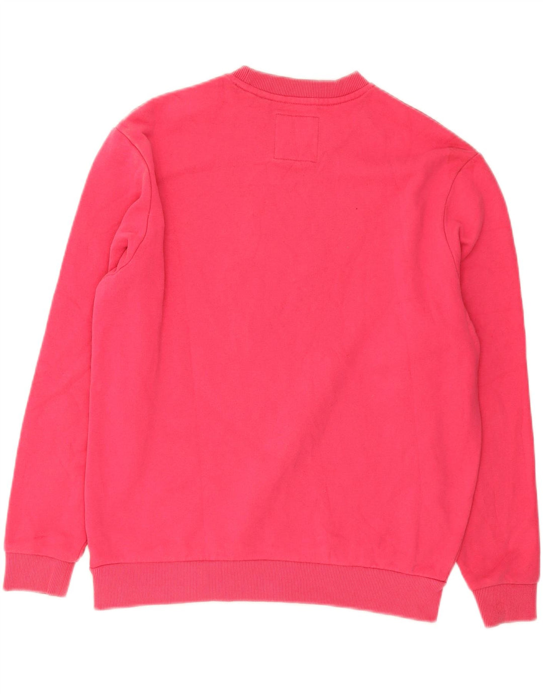 SUPERDRY Womens Oversized Graphic Sweatshirt Jumper UK 8 Small  Pink Vintage Superdry and Second-Hand Superdry from Messina Hembry 