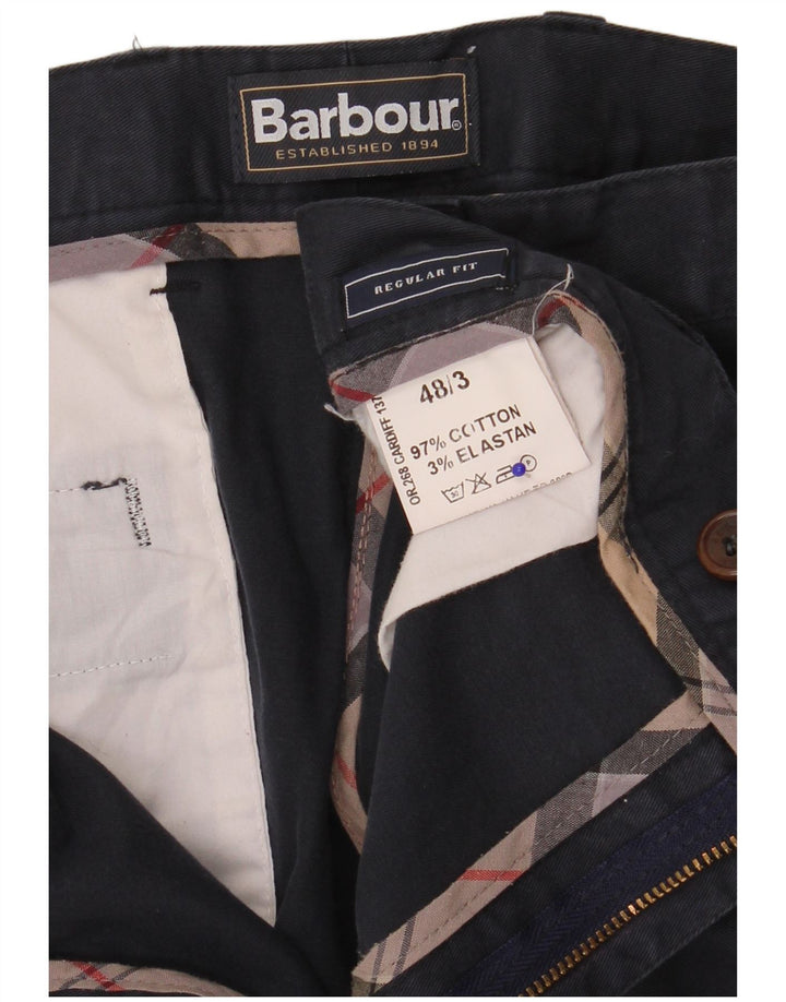 Barbour muške chino hlače regularnog kroja IT 48 srednje W36 L32 tamnoplave