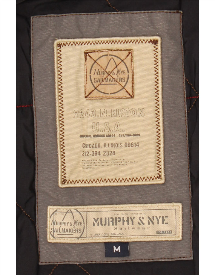 Murphy & Nye muška parka jakna UK 38 srednje sivi pamuk