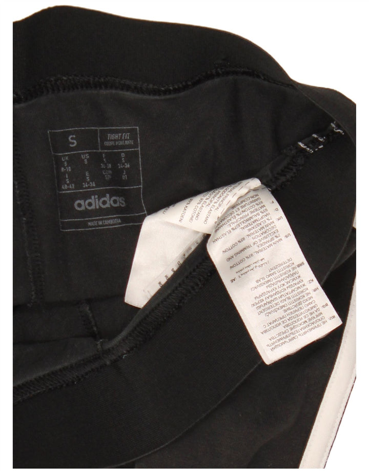 ADIDAS Ženske uske tajice UK 8/10 Male crne pamučne