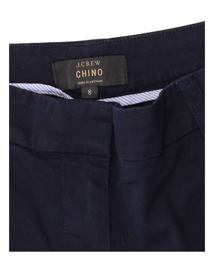 J. CREW Womens Chino Shorts US 8 Medium W30 Navy Blue Cotton Vintage J. Crew and Second-Hand J. Crew from Messina Hembry 