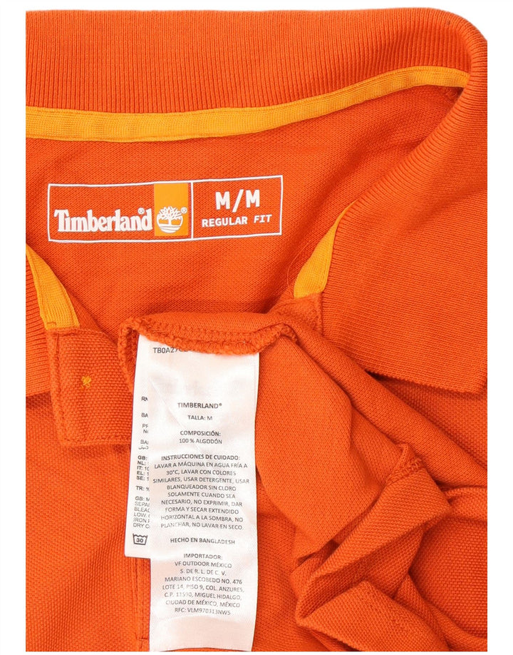 Timberland muška polo majica standardnog kroja srednje narančasta pamuk
