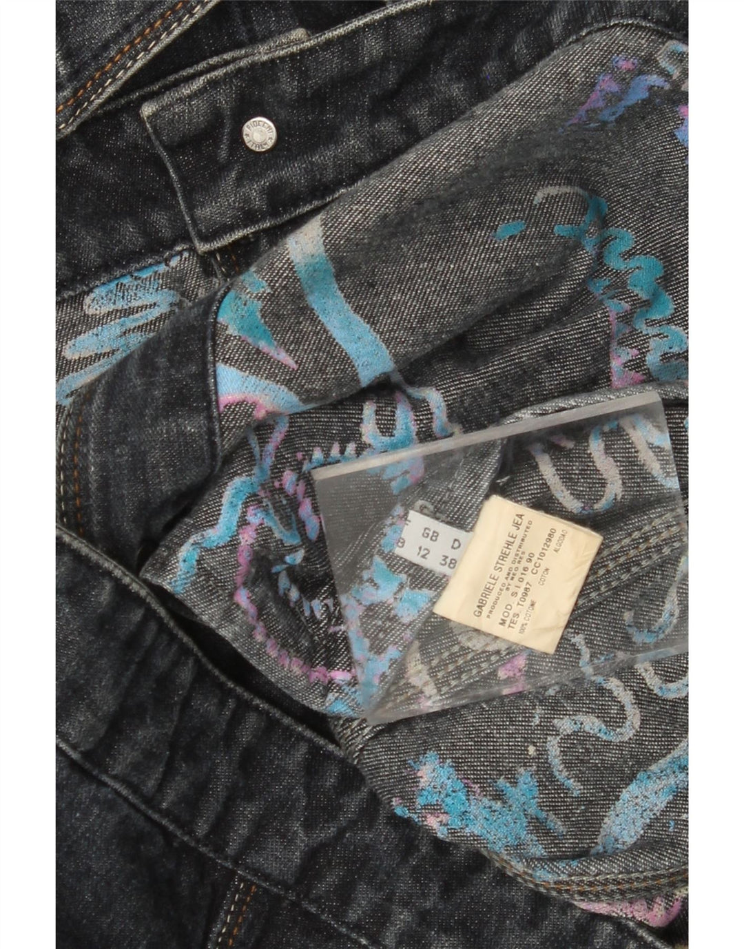 STRENESSE GABRIELE STREHLE Ženska traper jakna UK 12 srednje tamnoplava