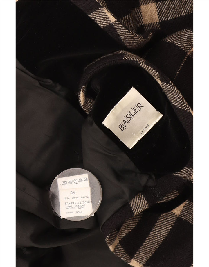 Basler ženski sako sa 1 gumbom UK 18 XL crna karirana vuna