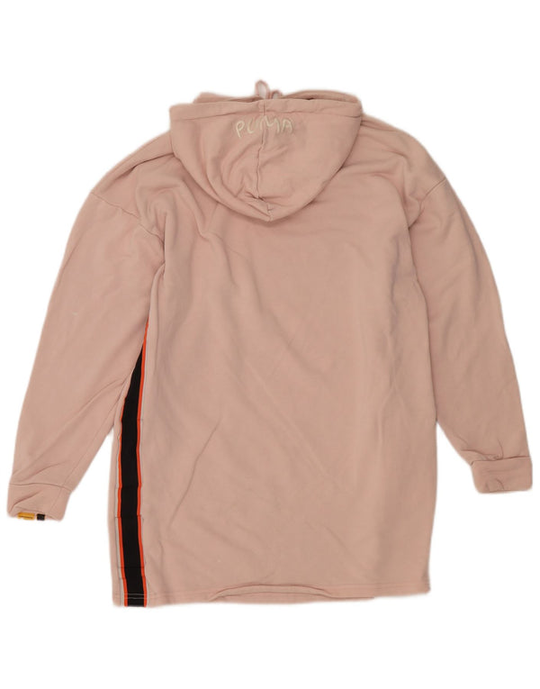 Puma ženska grafička prevelika haljina s kapuljačom UK 10 Small Pink Colourblock