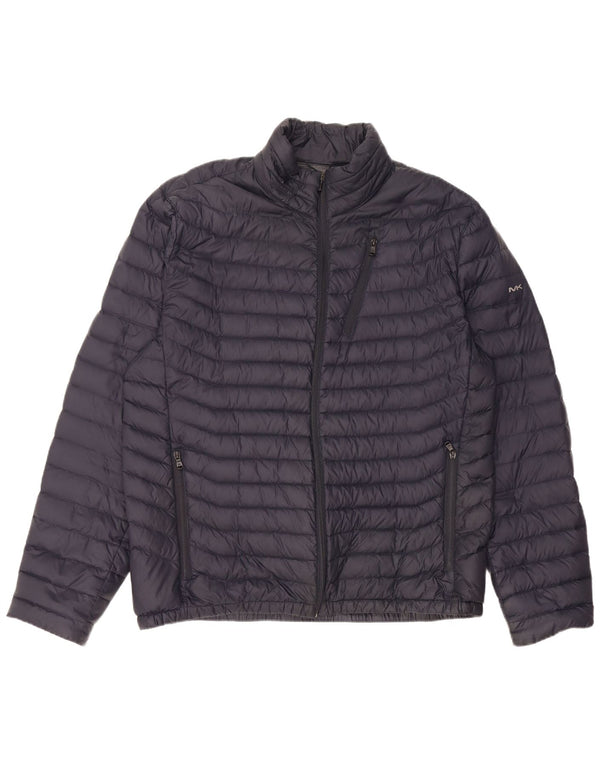 MICHAEL KORS Muška podstavljena jakna UK 42 XL tamnoplavi najlon