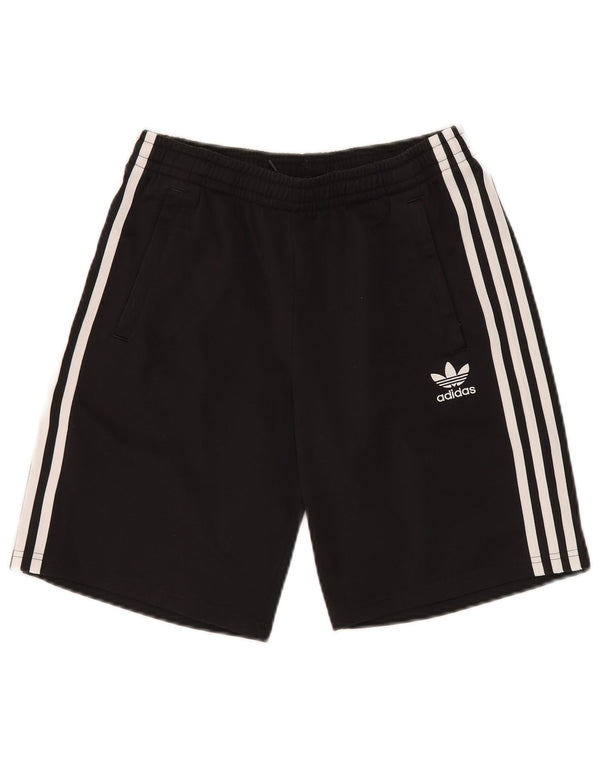 Adidas kratke sportske hlače za dječake 13-14 godina, crni poliester