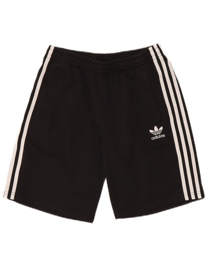 Adidas kratke sportske hlače za dječake 13-14 godina, crni poliester