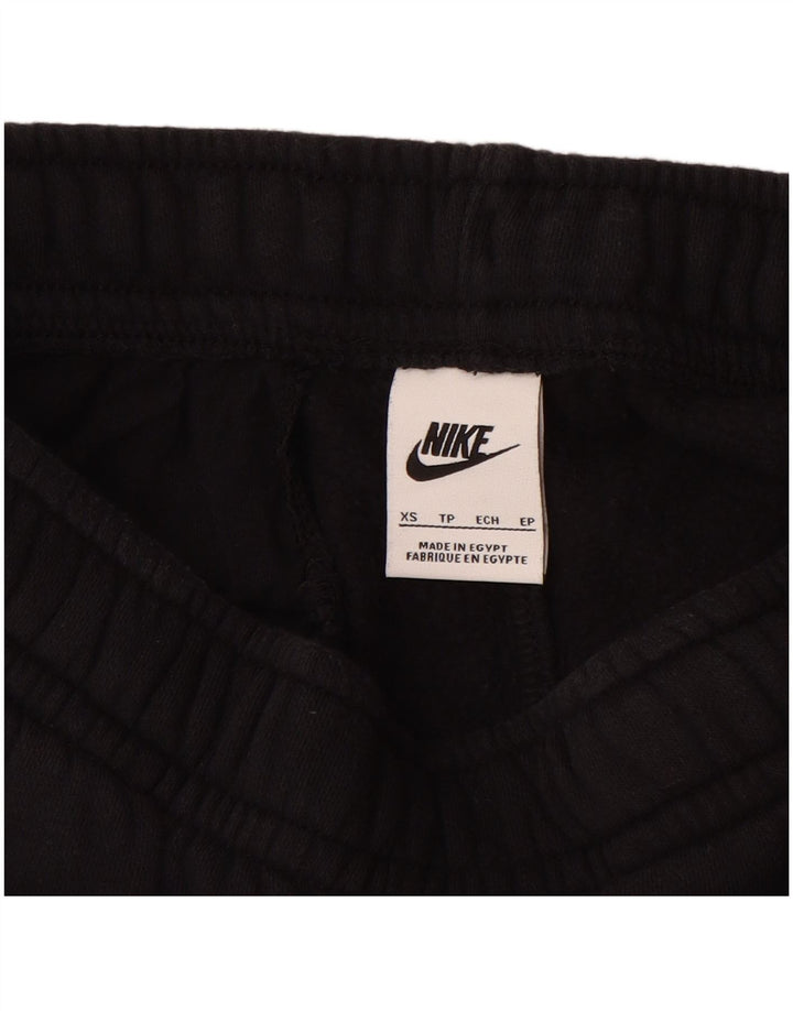 NIKE Mens Tracksuit Trousers XS Black Cotton