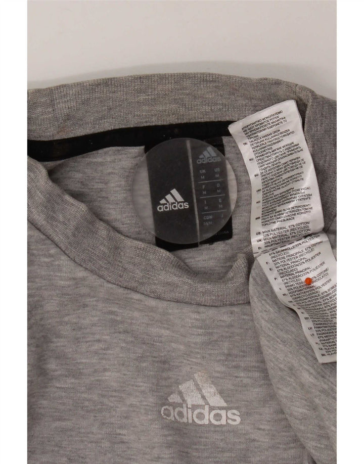 Adidas muška trenirka srednje sivi pamuk