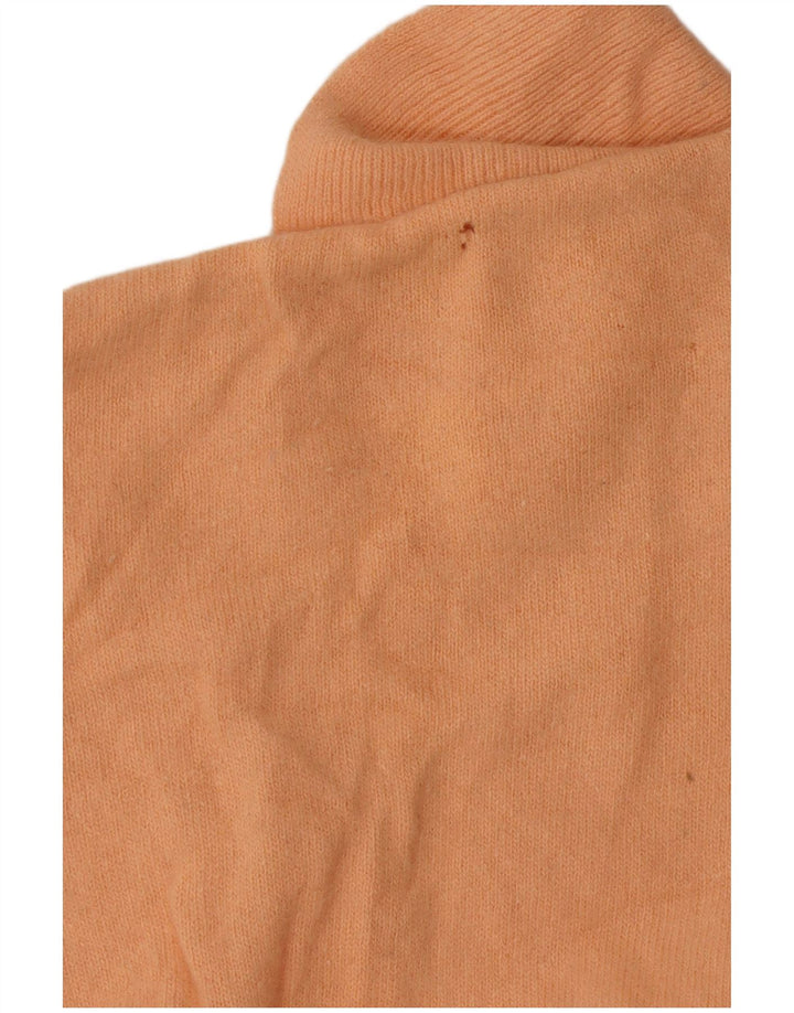 BENETTON ženski pulover s kratkim izrezom UK 12 srednje ružičasta