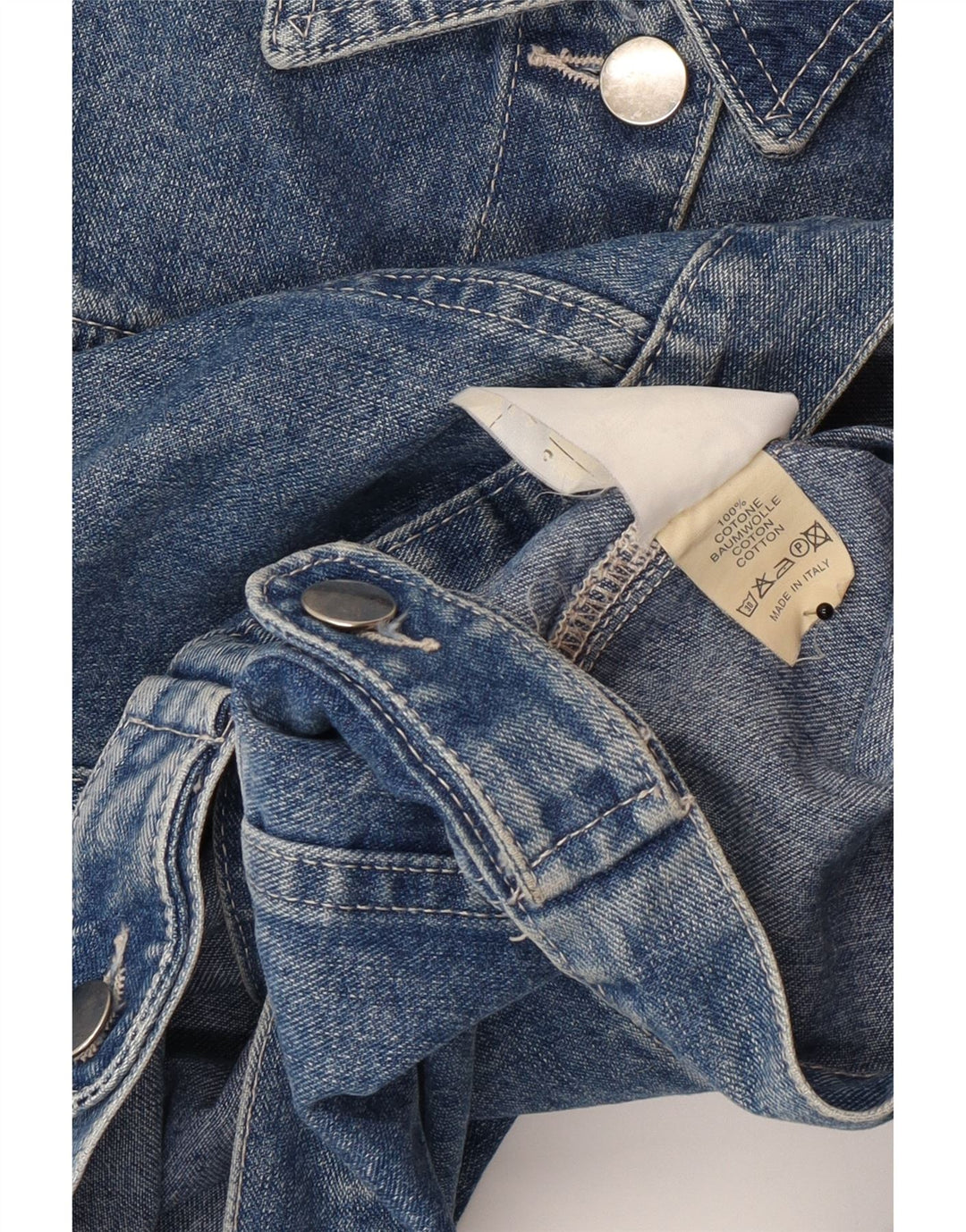 Gaudi ženska traper jakna UK 10 Small Blue Cotton