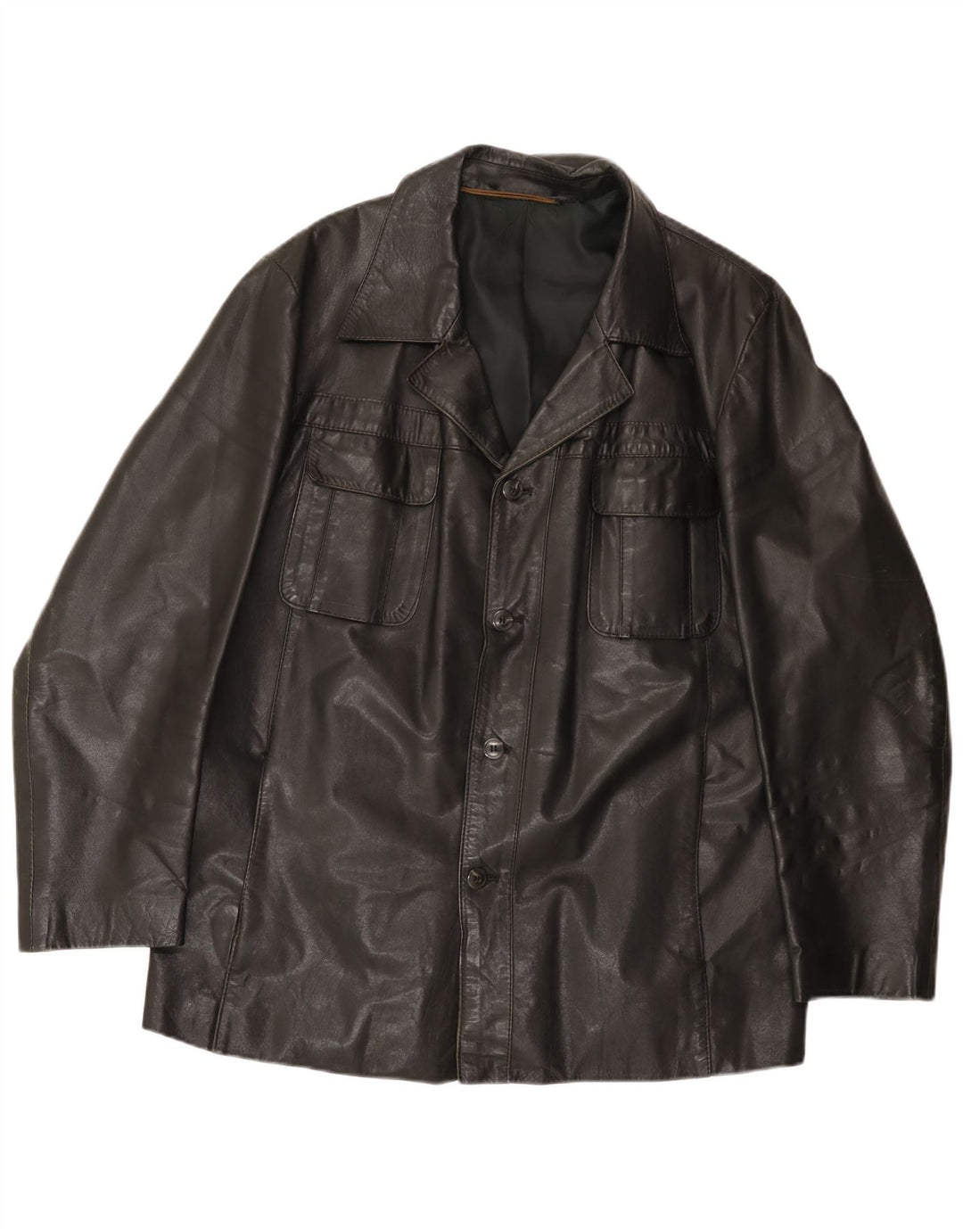 Zeiler muška kožna jakna UK 40 velika crna