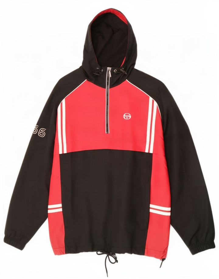 Sergio Tacchini muška trenirka s kapuljačom Velika jakna u crnoj boji