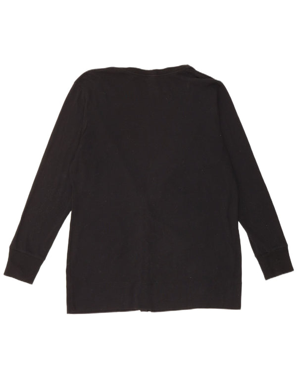 Marks & Spencer ženski kardigan pulover UK 18 XL crni pamuk