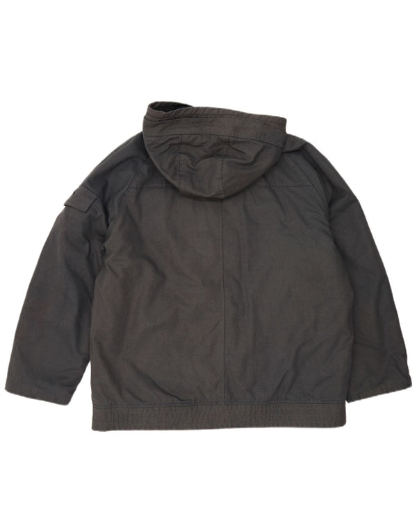 Puma muška vjetrovka s kapuljačom UK 40 Large Grey Cotton