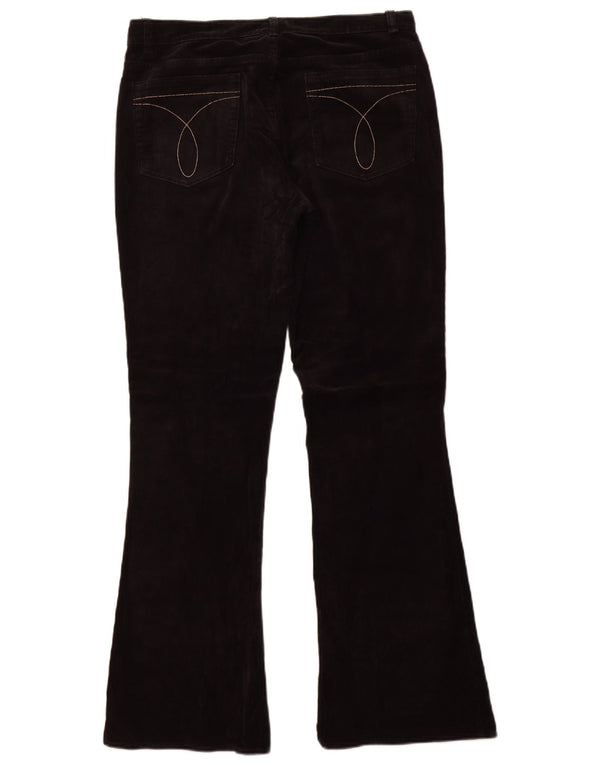 Ženske hlače od samta Calvin Klein US 13 Large W34 L32 crni pamuk