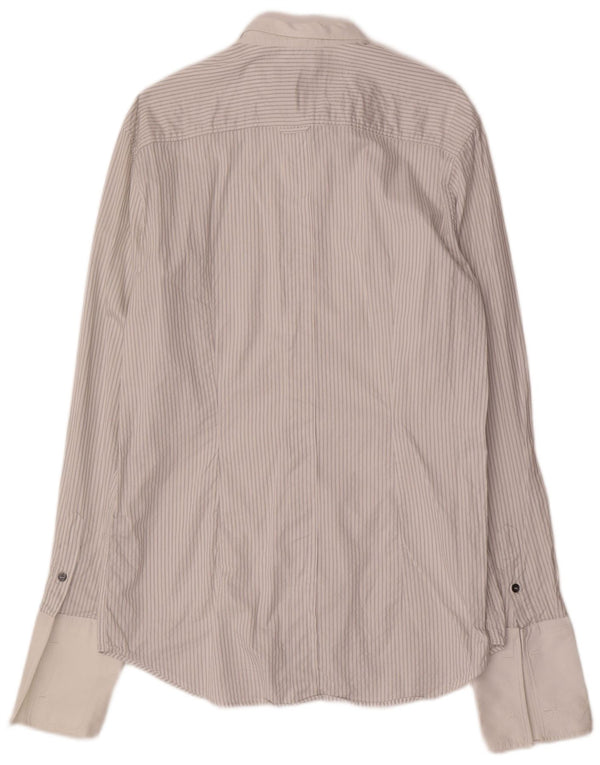 DOLCE & GABBANA Muška svečana košulja George Veličina 17 43 XL Bijele pruge