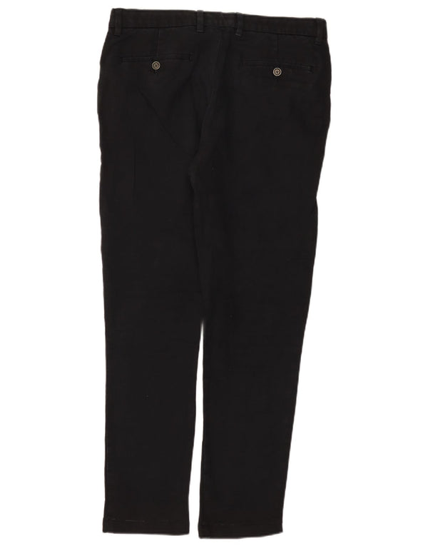 Marks & Spencer muške autograph uske chino hlače W32 L31 tamnoplavi pamuk