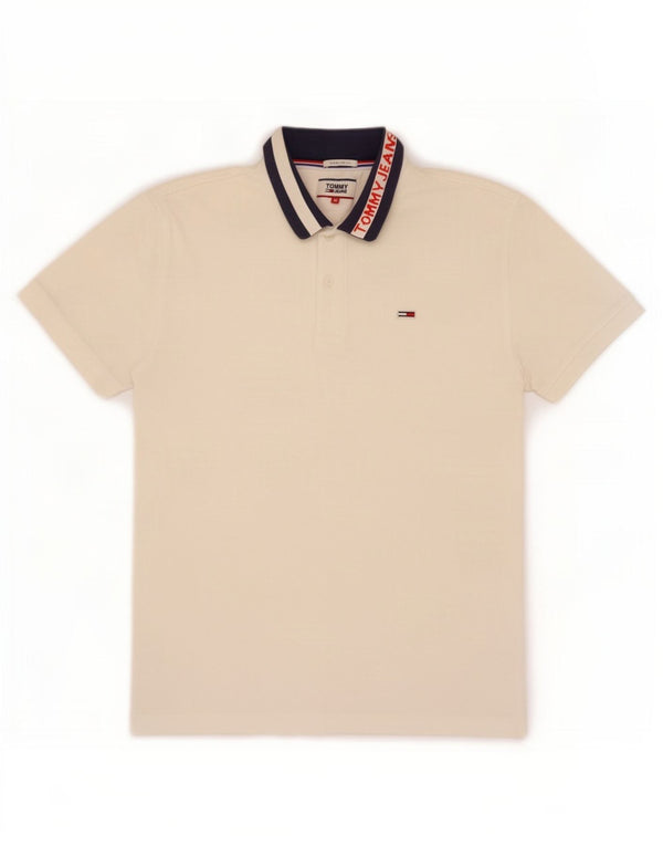 Tommy Hilfiger muška ragbi polo majica s grafičkim motivima srednje bijele boje