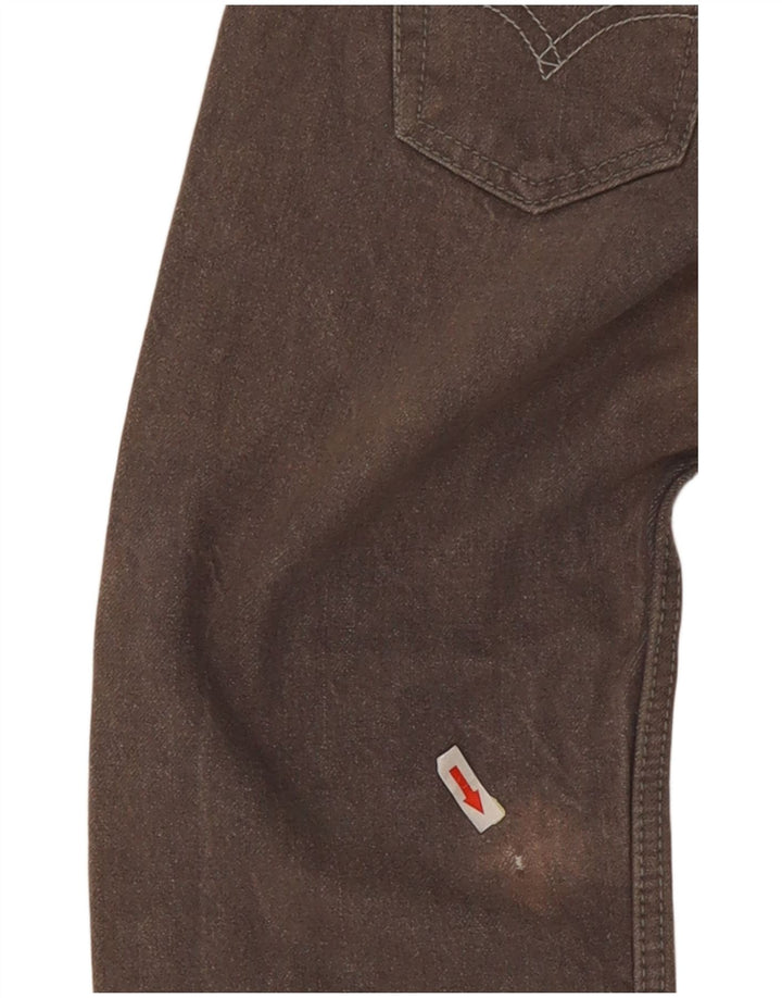 Levi's ženske 505 obične ravne traperice W25 L25 sivi pamuk
