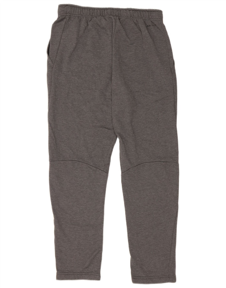 Nike Ženske Dri Fit Trenirke Hlače UK 14 Srednje sivi poliester