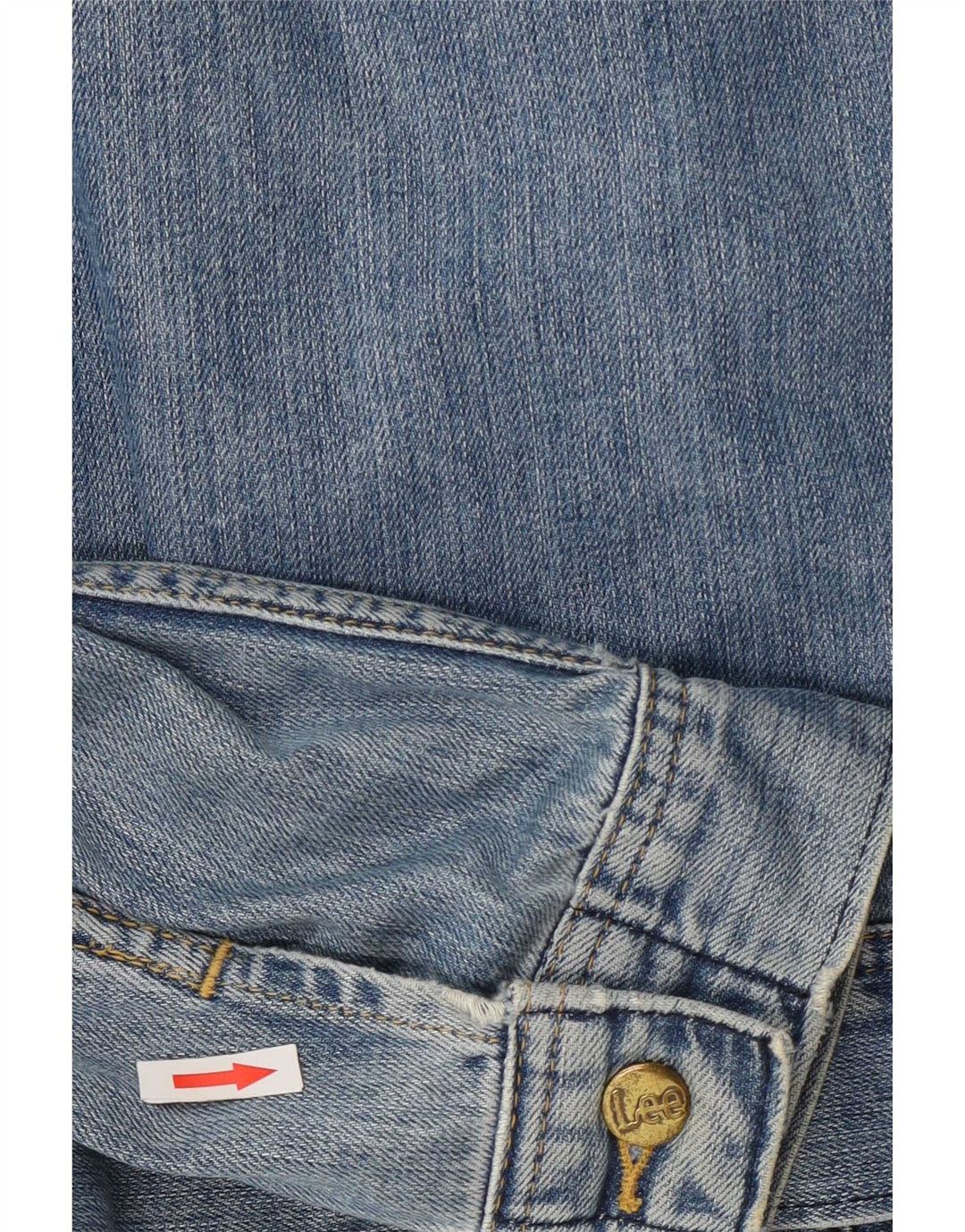 Lee Mens Rider Denim jakna UK 40 Large Blue Cotton