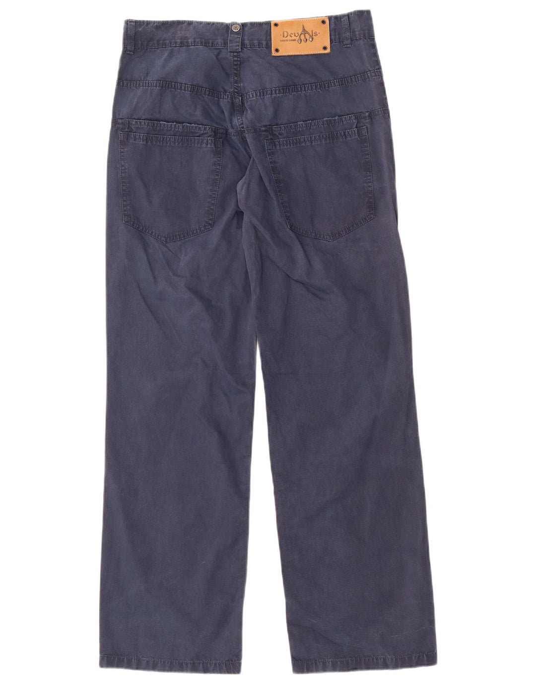 ROBERTO CAVALLI Muške vražje ravne ležerne hlače male W29 L30 plave