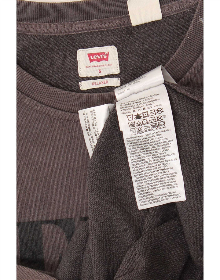 Levi's muška opuštena majica s motivima, mali sivi pamuk