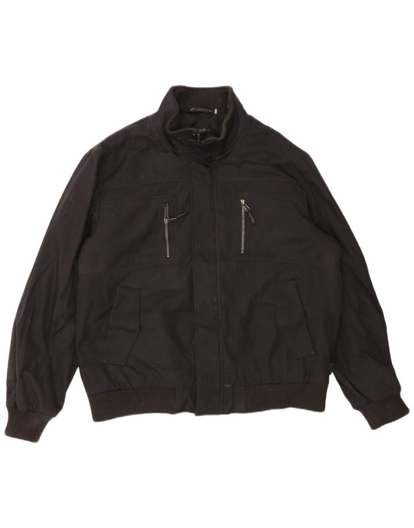 CALVIN KLEIN muška bomber jakna UK 40 veliki crni poliester