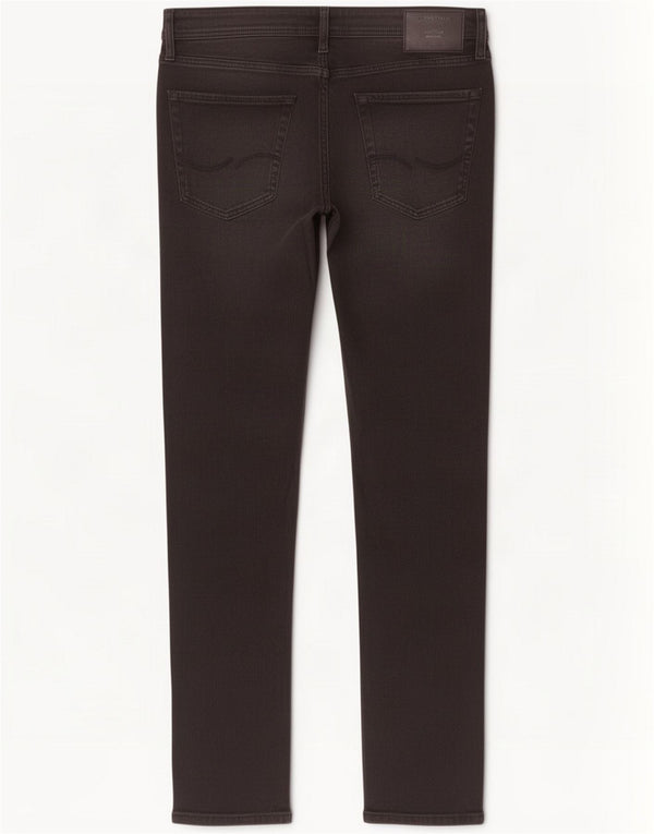 Jack & Jones Mens Slim Jeans W34 L32 Black Cotton