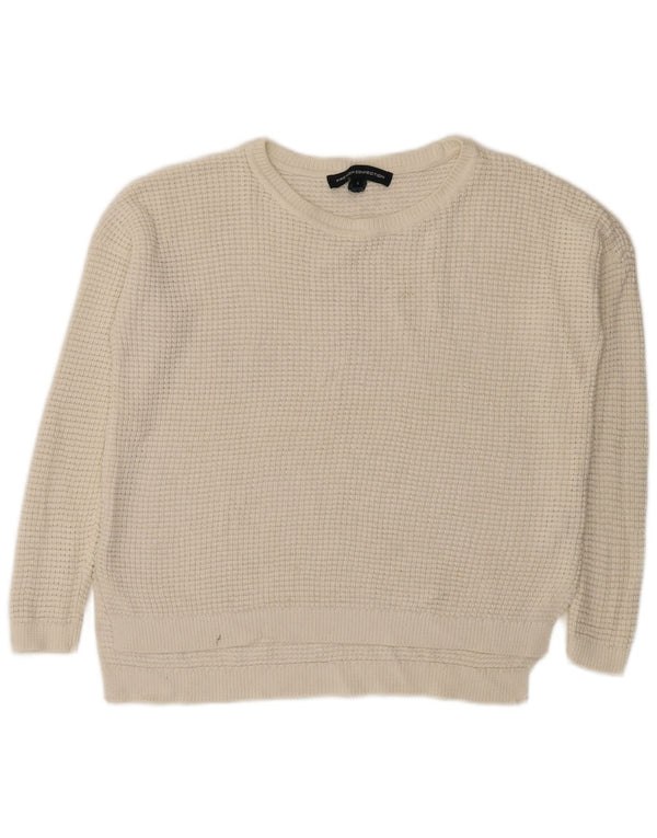 French Connection Ženski džemper s morskim izrezom UK 10 Small White
