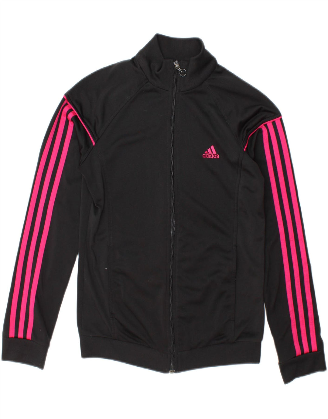 Adidas ženska gornja jakna trenirke UK 8/10 mala crna poliester